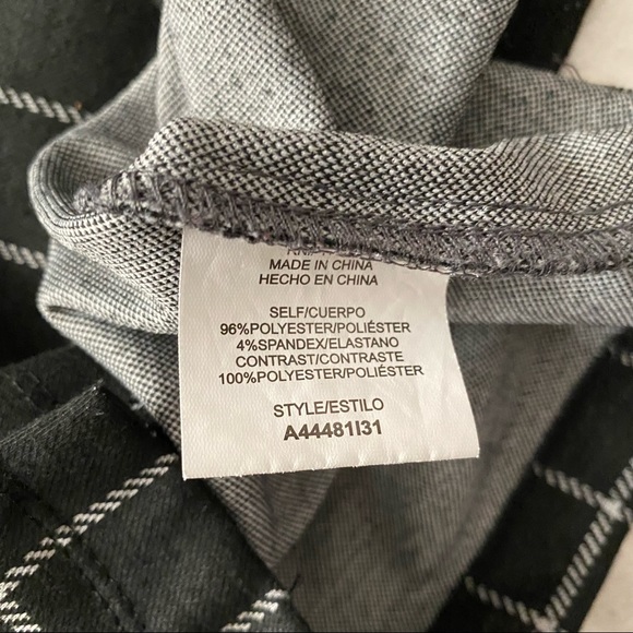 Window Pane Plaid Dress w/Attached Blouse - Picture 9 of 11